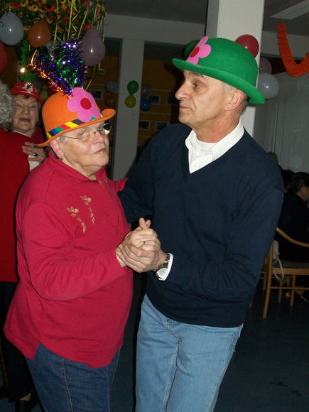 Bei unserem Fasching in unserem Restaurant der Seniorenresidenz Großziethen